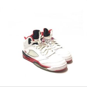 Air Jordan Youth Jordan 5 Retro Fire Red/Black